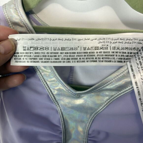 Disney Store Girls Med / 8 Ariel Little Mermaid Deluxe Adaptive 3 Piece Swim Set - Picture 6 of 16